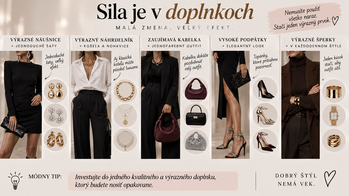Sila módy v doplnkoch